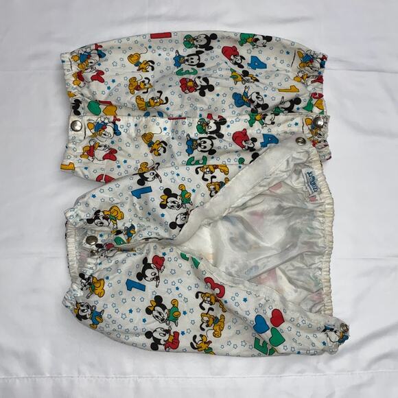 Vintage Disney Baby Mickey Minnie Pluto Reusable Covers Crib Bedroom Decor - Picture 2 of 10